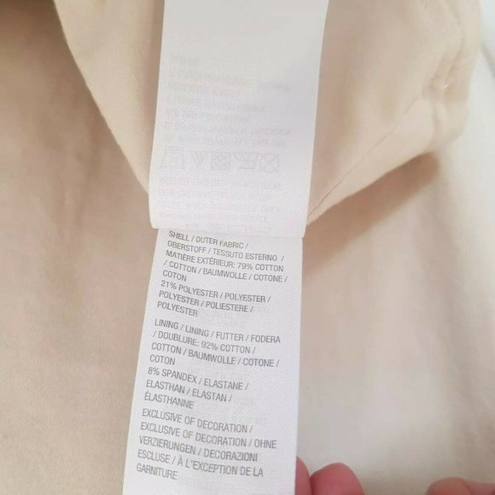 Denim & Company Womens Sleeveless Dress Size Small Sheath  Beige Embroidered - Picture 8 of 12